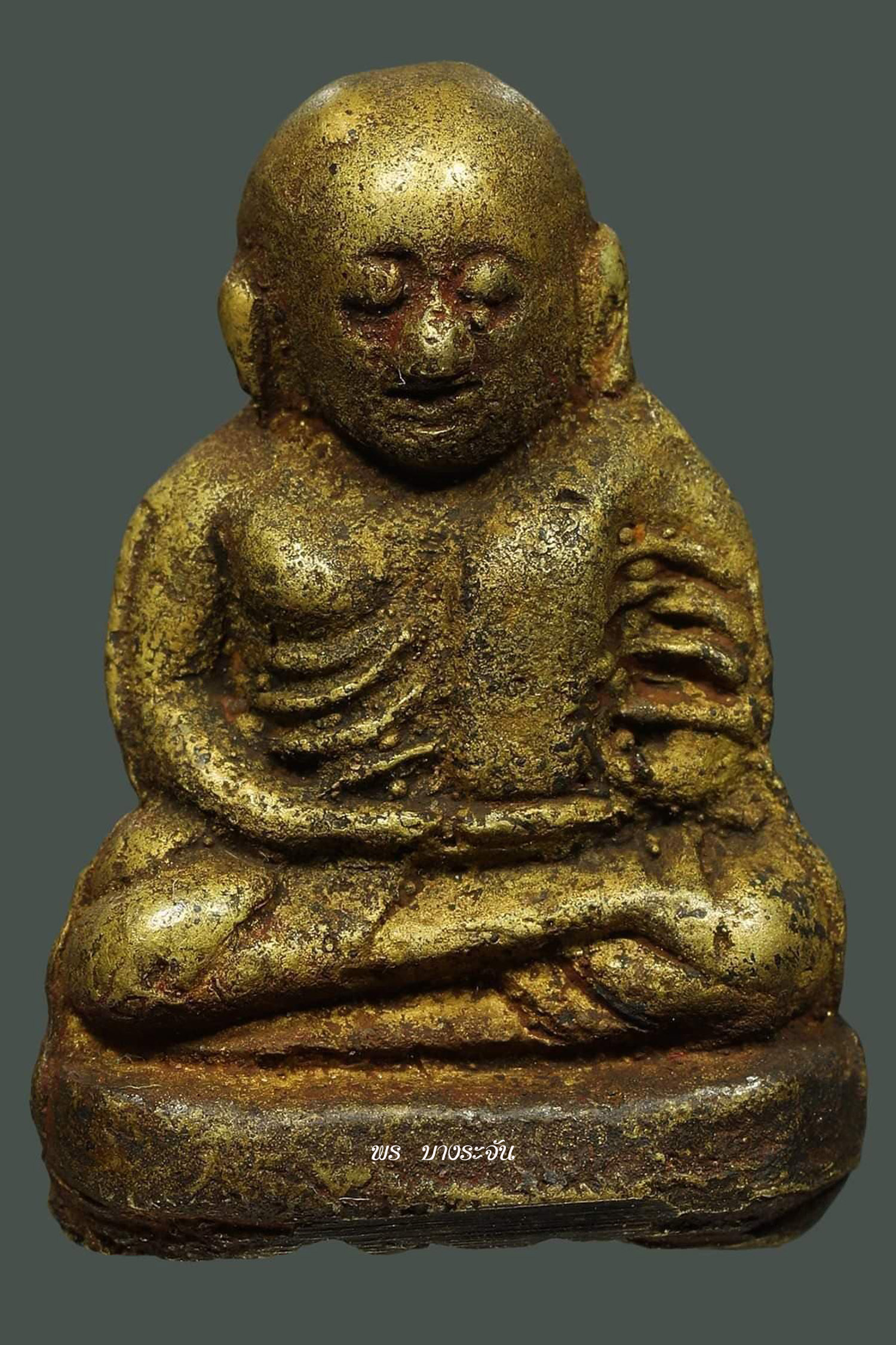 รูปหล่อหลวงพ่อเงินบางคลาน พิมพ์ขี้ตา phra lp ngern statue wat bangklan antique talisman old thai buddha amulet 銮菩银 财佛, 鑾菩銀 大師
